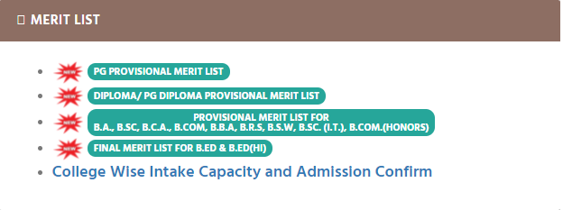 MKBU Merit List 2021 PDF