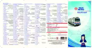 Delhi Metro HD Map PDF Download