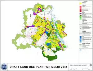 Delhi Master Plan 2041 HD Map PDF