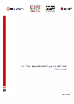 IIFL Wealth Hurun India Rich List 2021 Report PDF