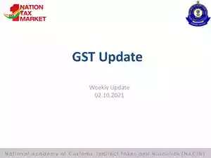 GST Items Rate List 2021 PDF
