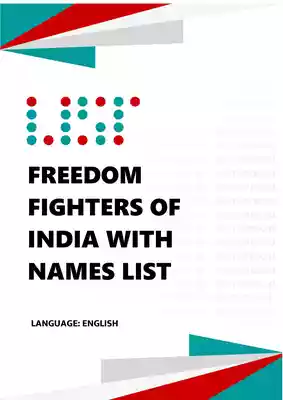 India Freedom Fighters Name List PDF