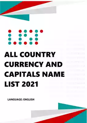 All Country Currency Name List PDF Download 