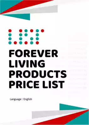 Forever Living Products Price List 2021 PDF India