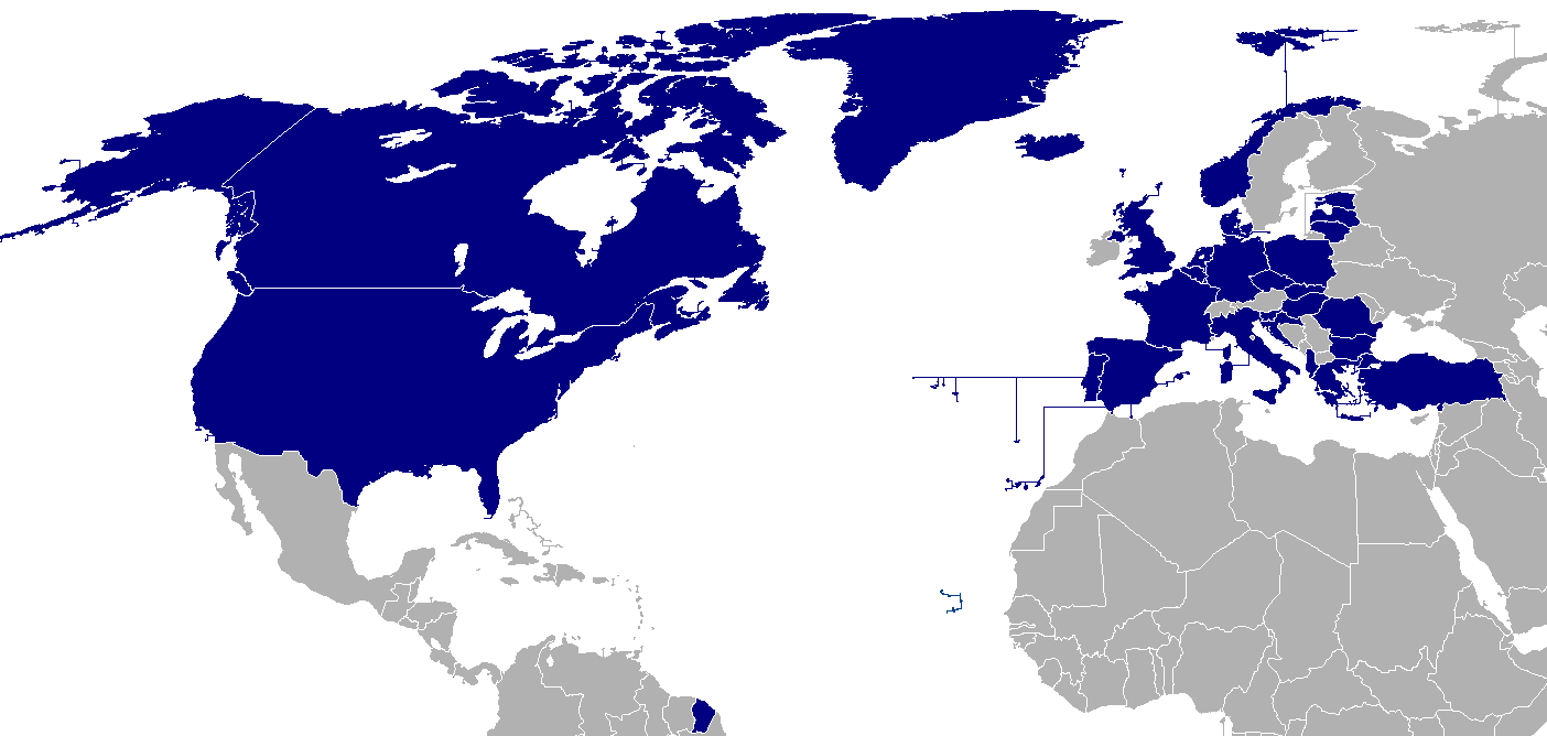 Map of NATA Countries