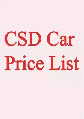 CSD Car Price List PDF 