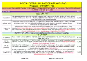 Dell Laptop Price List PDF