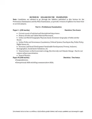 UPSC Syllabus PDF