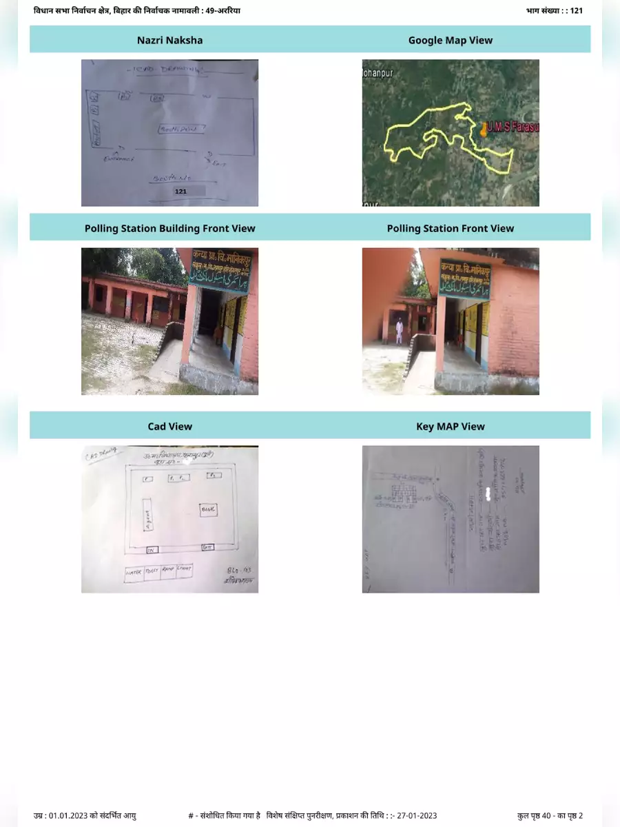 2nd Page of बिहार पंचायत चुनाव वोटर लिस्ट | Bihar Panchayat Chunav Voter List 2023 PDF