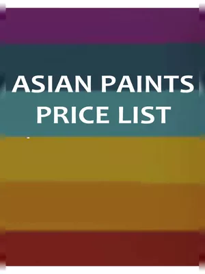 Asain Paints Price List 2023
