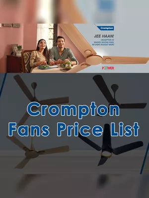 Crompton Fan Price List 2023