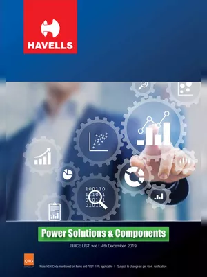 Havells Power Solutions and Components Price List 2023