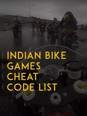 Indian Bike Games Cheat Code List
