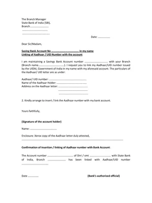 SBI DBT Link Form PDF