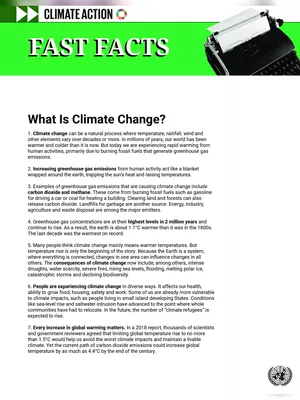 Climate Change Definition
