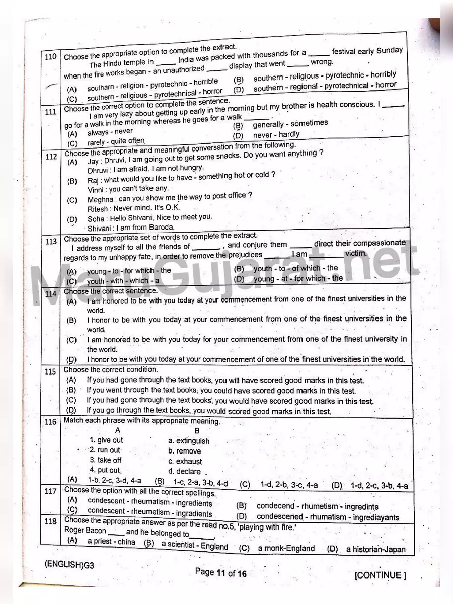 2nd Page of TAT Exam Paper PDF