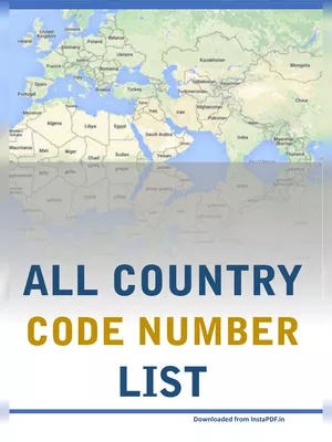 All Country Code Number List
