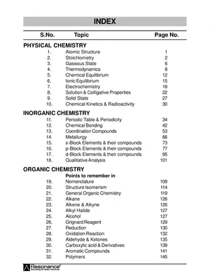 KCET Chemistry Formulas