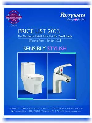 Parryware Price List 2023