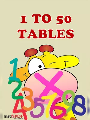 1 to 50 Table
